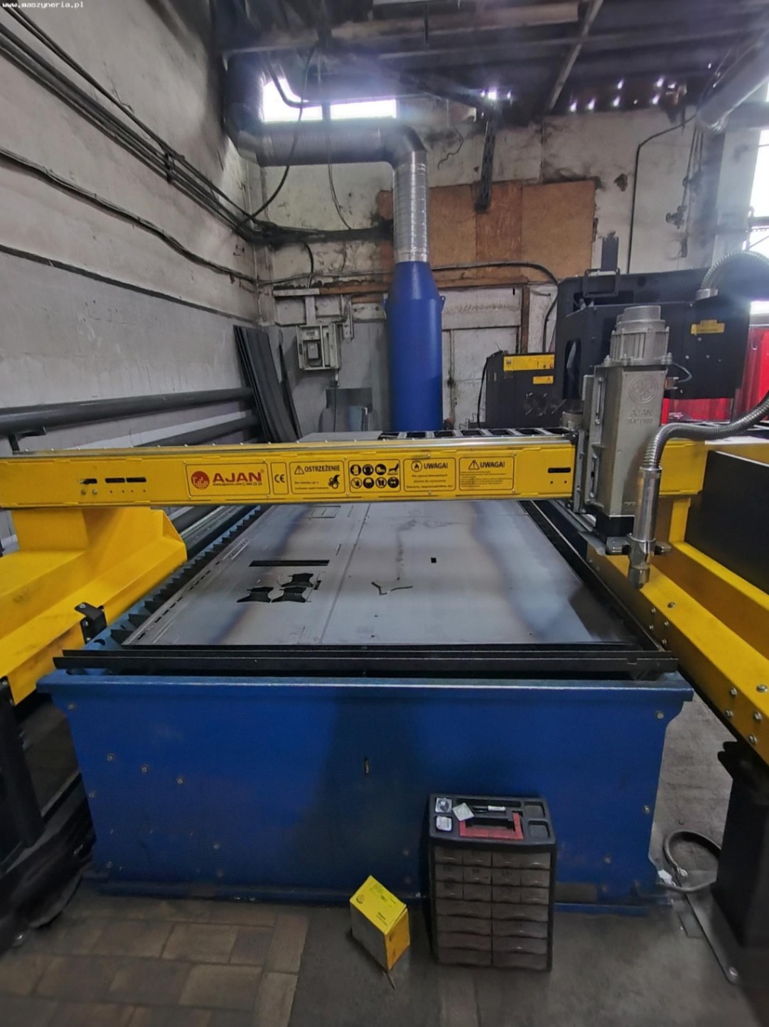 Wycinarka CNC AJAN - system cięcia plazmowego